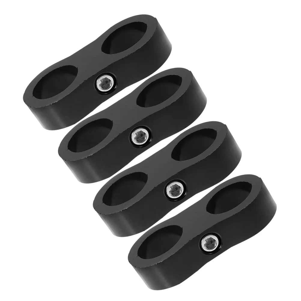 4Pcs Aluminum Alloy Line Hose Clamps Dual Hole Design Secure Fuel Line Fixing Leak Proof Easy Install Car Modification Parts
4Pcs Aluminum Alloy Line Hose Clamps Dual Hole Design Secure Fuel Line Fixing Leak Proof Easy Install Car Modification Parts