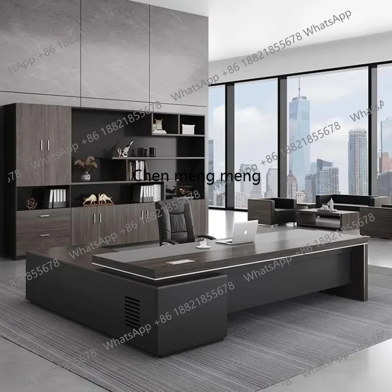 Boss desk office and chair combination simple modern president manager supervisor large light luxury M178
Boss desk office and chair combination simple modern president manager supervisor large light luxury M178