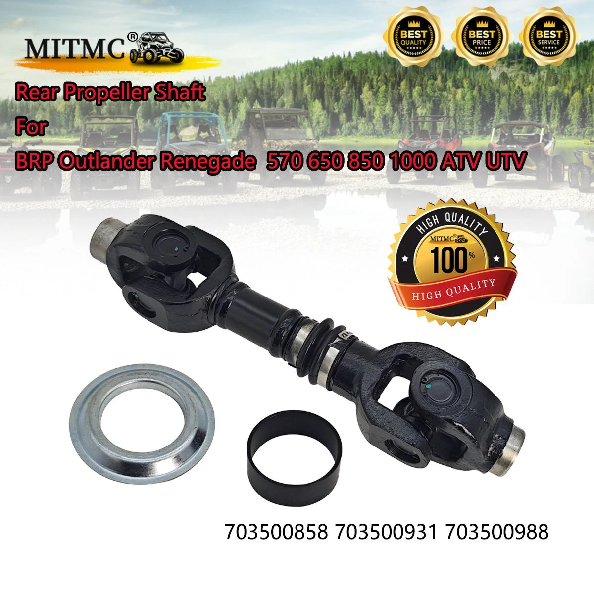 MITMC Rear Propeller Shaft For BRP Outlander Renegade 570 650 850 1000 ATV UTV 2017-2019 703500858 703500931 703500988
MITMC Rear Propeller Shaft For BRP Outlander Renegade 570 650 850 1000 ATV UTV 2017-2019 703500858 703500931 703500988