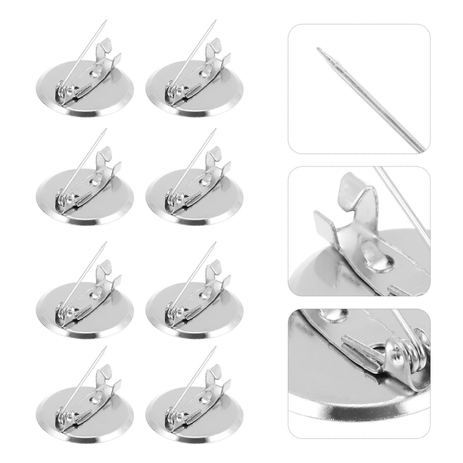 50Pcs Brooch Making Bases Metal Safety Breastpin DIY Making Base for Personalized Brooch Crafts Party Wedding Decoration
50Pcs Brooch Making Bases Metal Safety Breastpin DIY Making Base for Personalized Brooch Crafts Party Wedding Decoration