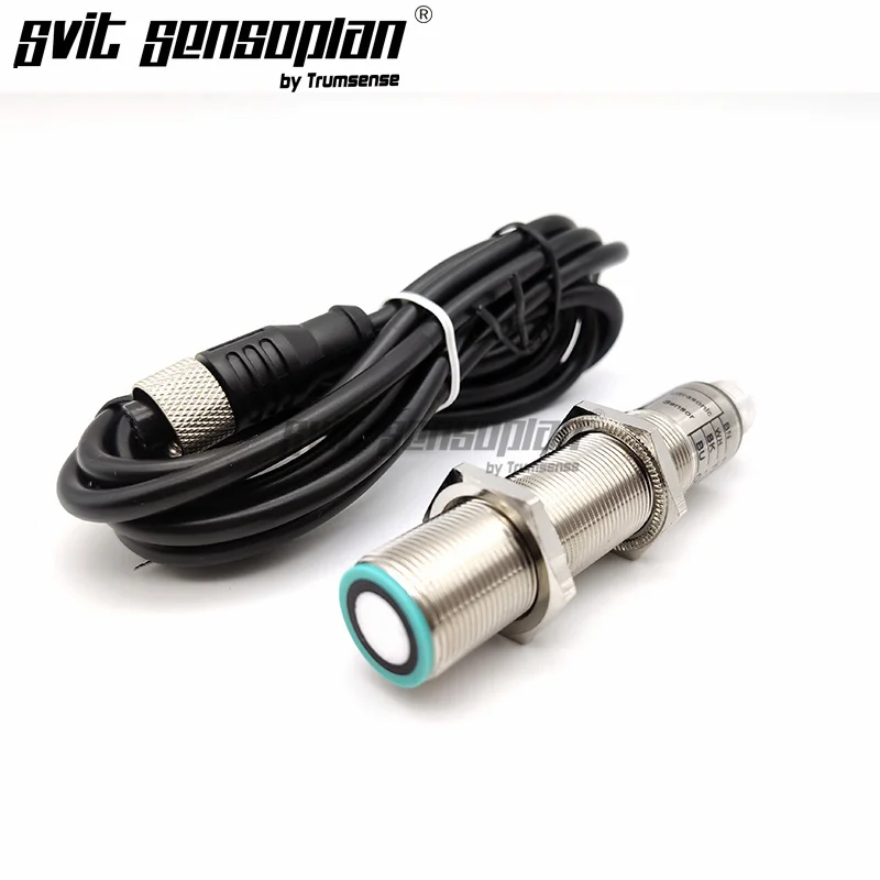 Trumsense TPT200F18TRS1000 RS485 Output 30V Ultrasonic Distance Sensor Transducer 1m Range for Obstacle or Object Detection
Trumsense TPT200F18TRS1000 RS485 Output 30V Ultrasonic Distance Sensor Transducer 1m Range for Obstacle or Object Detection