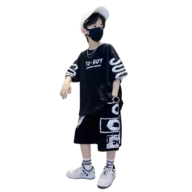 3-14 Years Teenage Boys Hip Hop Style Fashion Outfits Clothes Sets boys Summer Trendy Casual Sports 2pcs T-shirts+Pants Suits
3-14 Years Teenage Boys Hip Hop Style Fashion Outfits Clothes Sets boys Summer Trendy Casual Sports 2pcs T-shirts+Pants Suits