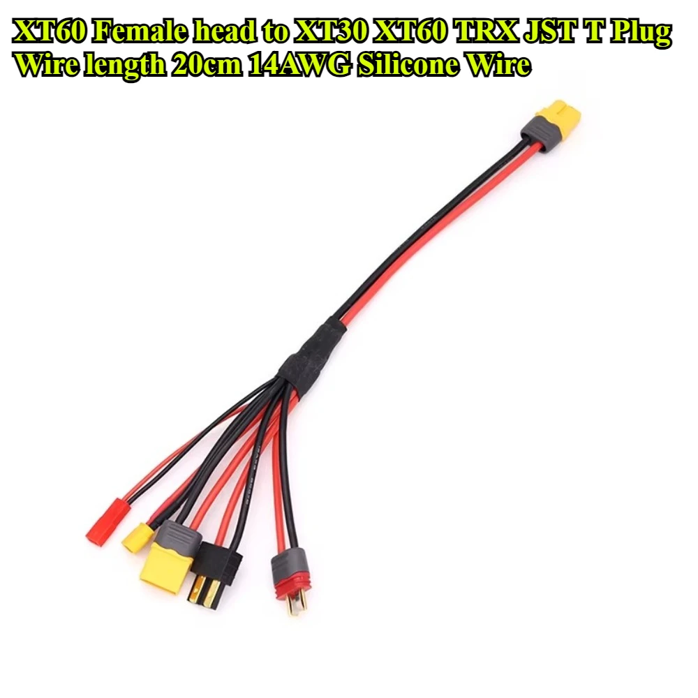 Адаптер-коннектор для зарядного устройства RC 5-в-1: разъемы 4.0мм Banana, XT60, XT30, TRX, JST T-Plug для RC-машин, дронов, кабель для аккумуляторов Imax B6, B6AC
Адаптер-коннектор для зарядного устройства RC 5-в-1: разъемы 4.0мм Banana, XT60, XT30, TRX, JST T-Plug для RC-машин, дронов, кабель для аккумуляторов Imax B6, B6AC