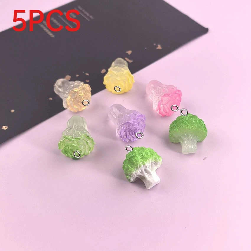 5Pcs Glow In Dark Vegetable Resin Charms DIY Jewelry Pendants For Earrings Keychains Bracelets
5Pcs Glow In Dark Vegetable Resin Charms DIY Jewelry Pendants For Earrings Keychains Bracelets