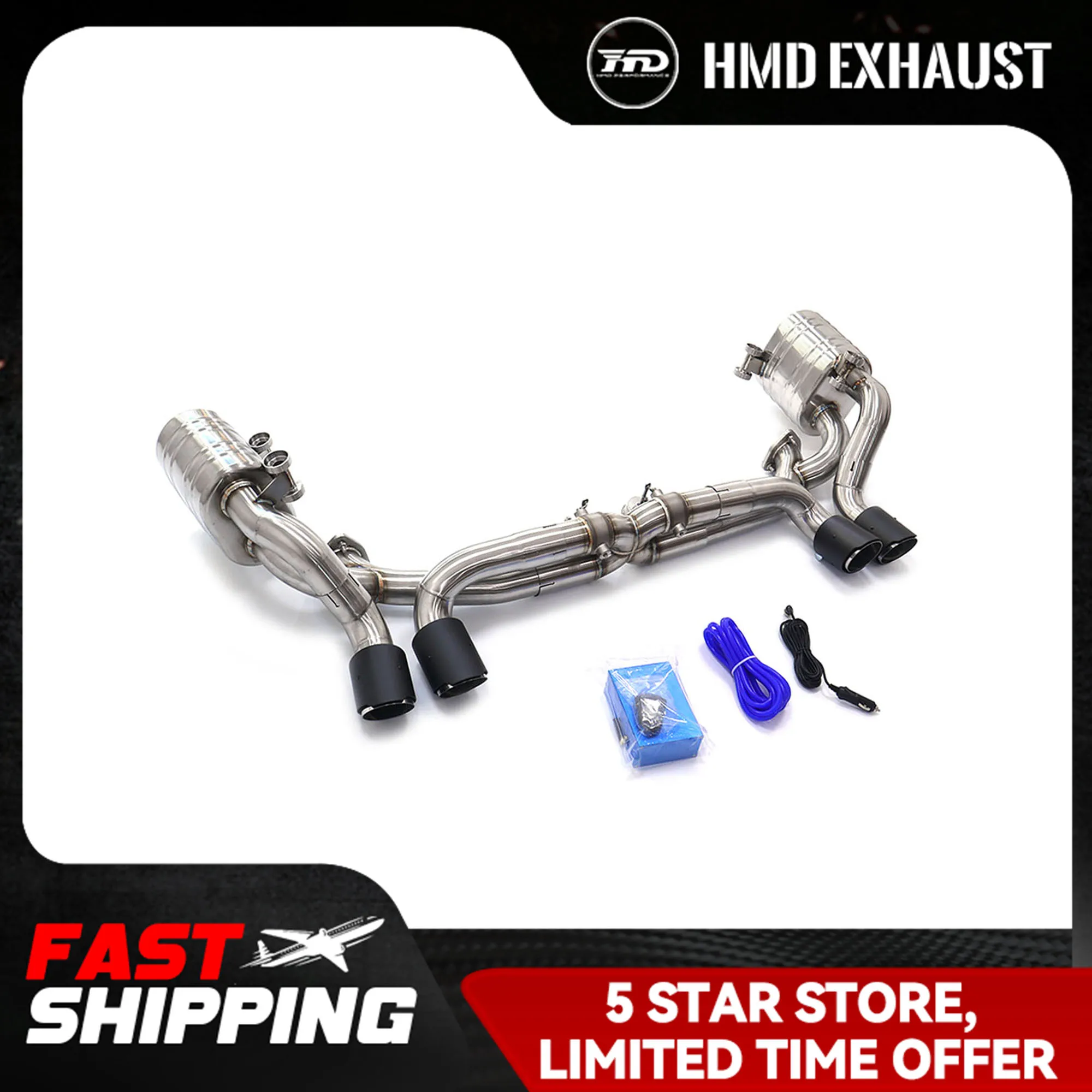 Catback For Porsche 911 997.2 Racing Pipe With Catalyst HMD Stainless Steel High Flow Performance Tips Car Parts
Catback For Porsche 911 997.2 Racing Pipe With Catalyst HMD Stainless Steel High Flow Performance Tips Car Parts