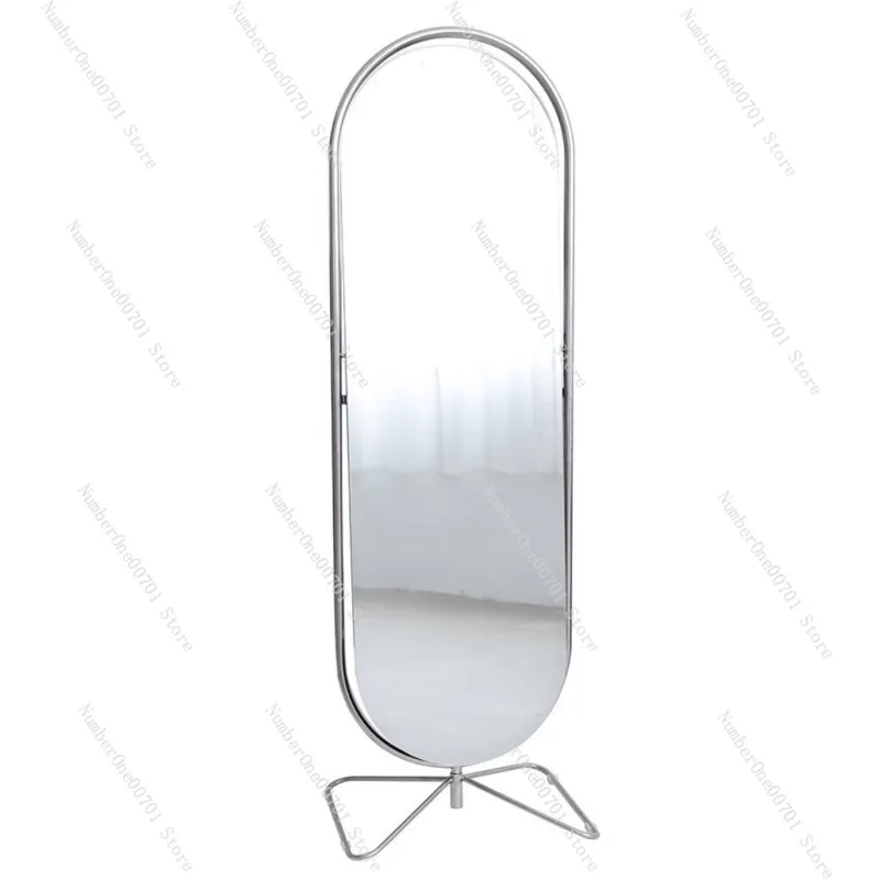 Stainless steel full-length mirror, floor-to-ceiling bedroom household mirror
Stainless steel full-length mirror, floor-to-ceiling bedroom household mirror