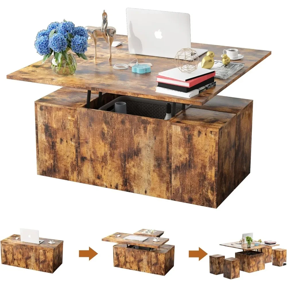 Lift Top Coffee Table,3 in 1 Multi-Function Modern Dining Table with 4 Storage Bench,39.4” for Living Room Reception Room
Lift Top Coffee Table,3 in 1 Multi-Function Modern Dining Table with 4 Storage Bench,39.4” for Living Room Reception Room