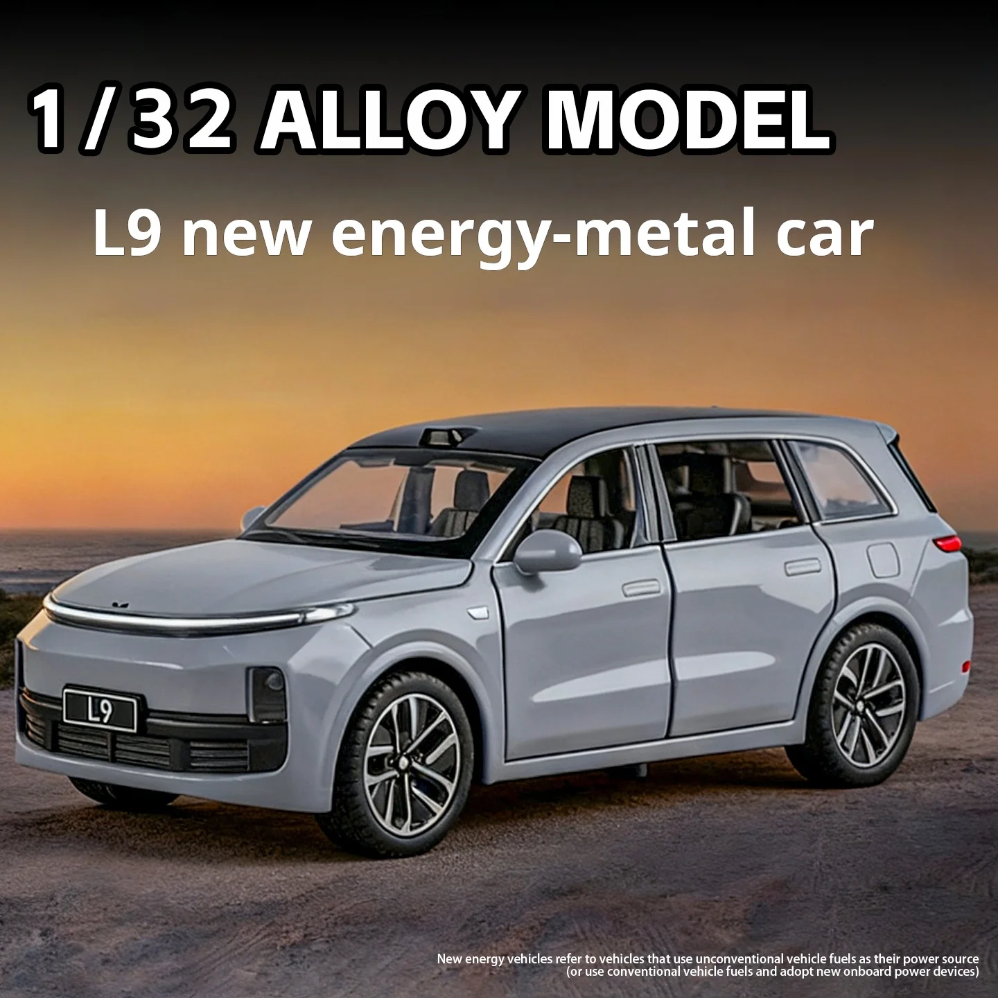 Alloy model car 1/32 Scale Li Auto L9 Alloy Diecast Classic Car Model Sound Light Pull Back Kid Gift Collect toy car
Alloy model car 1/32 Scale Li Auto L9 Alloy Diecast Classic Car Model Sound Light Pull Back Kid Gift Collect toy car