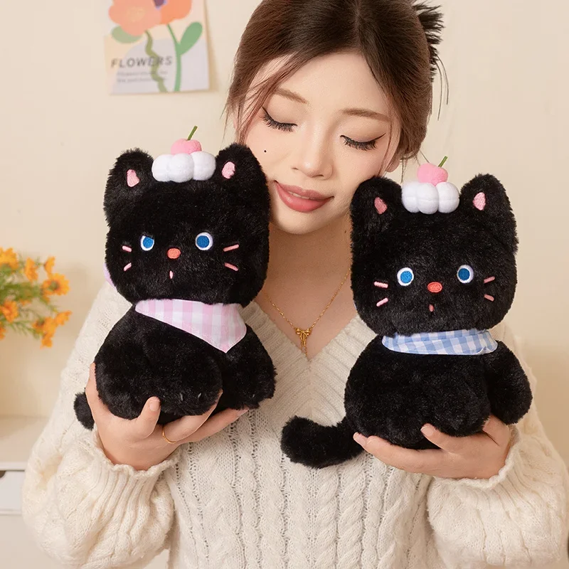 Cuddly Angry Kitten Plush Toys Soft Stuffed Sitting Pose Black Cat Doll Lovely Children Companion Cartoon Pet Birthday Gift
Cuddly Angry Kitten Plush Toys Soft Stuffed Sitting Pose Black Cat Doll Lovely Children Companion Cartoon Pet Birthday Gift