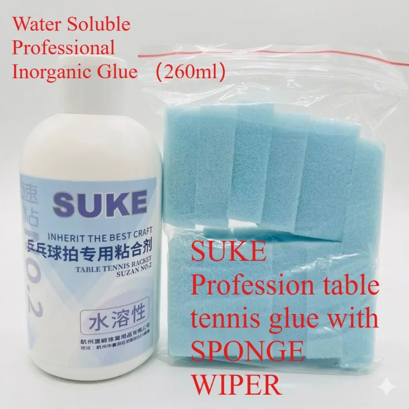 SUKE NO1 /2 Table Tennis Booster 260ML Water Glue for Table Tennis Racket Ping Pong Bat ITTF Approved Professional Accessories
SUKE NO1 /2 Table Tennis Booster 260ML Water Glue for Table Tennis Racket Ping Pong Bat ITTF Approved Professional Accessories
