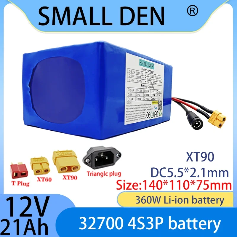 Аккумулятор Lifepo4 12,8 В 21 Ач 4S3P 32700100 W, 360 Вт, с же портом 30 А, сбалансированный источник питания BMS 12 В, электрооборудование
Аккумулятор Lifepo4 12,8 В 21 Ач 4S3P 32700100 W, 360 Вт, с же портом 30 А, сбалансированный источник питания BMS 12 В, электрооборудование
