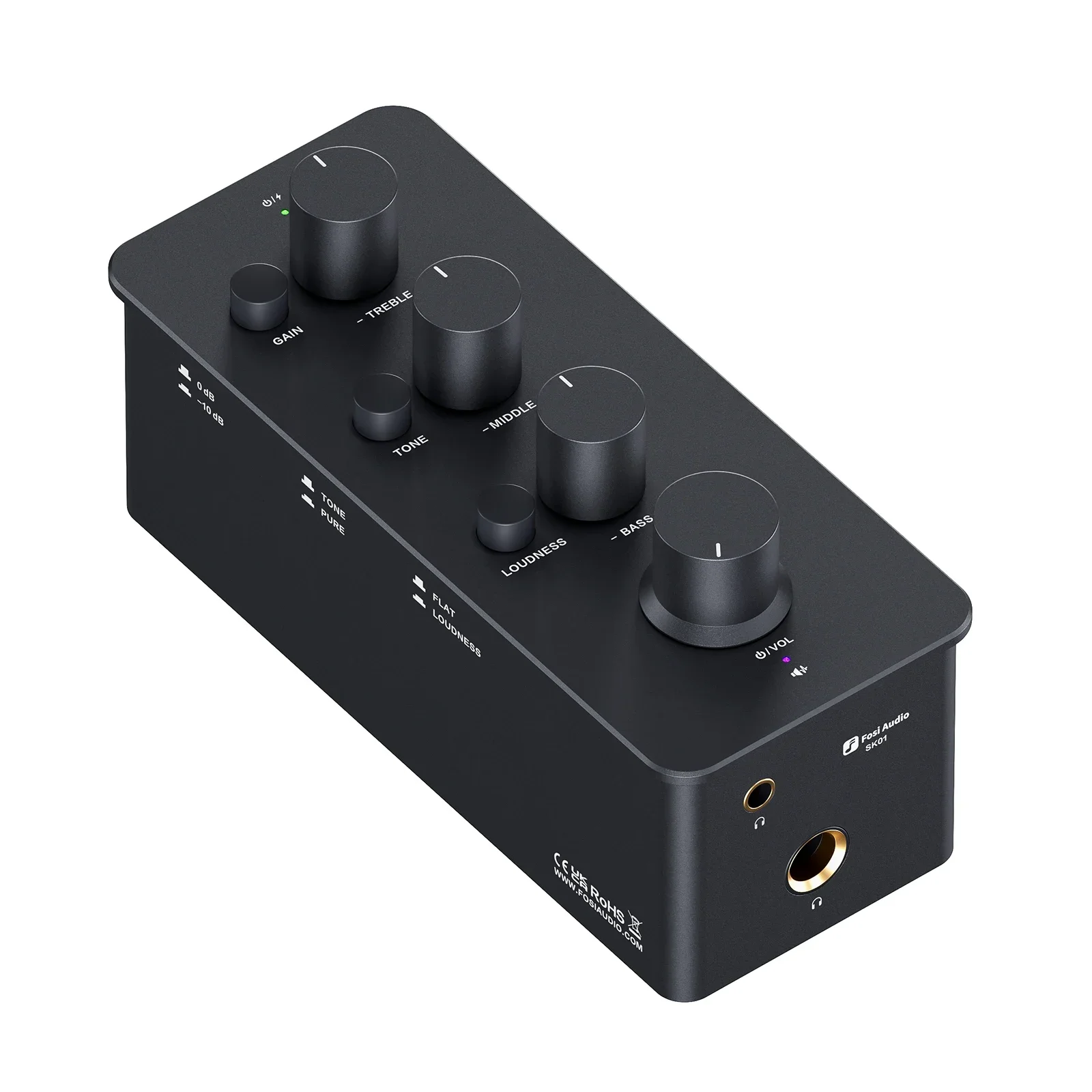 Fosi Audio SK01 Headphone Amplifier & Preamplifier 2 in 1 for Headphone Earphone, Power Amplifier, Active speakers
Fosi Audio SK01 Headphone Amplifier & Preamplifier 2 in 1 for Headphone Earphone, Power Amplifier, Active speakers
