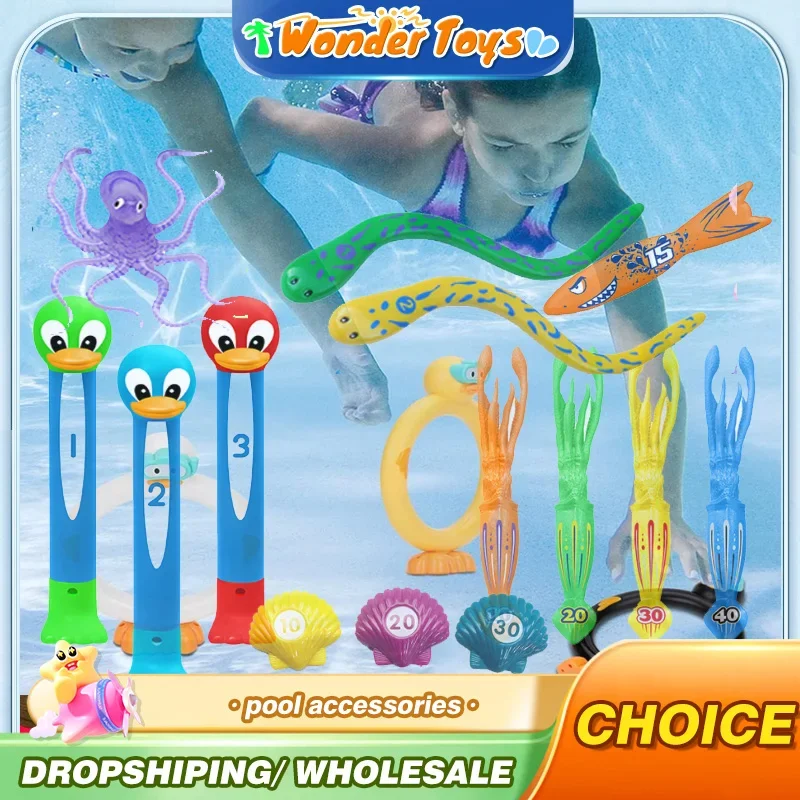 Diving Toy Pool Accessory Children's Swimming Pool Submerged Diving Torpedo Water Diamond Water Game Suit Toys for Kids Children
Diving Toy Pool Accessory Children's Swimming Pool Submerged Diving Torpedo Water Diamond Water Game Suit Toys for Kids Children