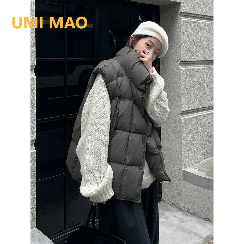 UMI MAO 90 White Duck Down Jacket Women Outer Layer Layered Warm Thick Vest Winter Down Coat Femme Y2K
UMI MAO 90 White Duck Down Jacket Women Outer Layer Layered Warm Thick Vest Winter Down Coat Femme Y2K