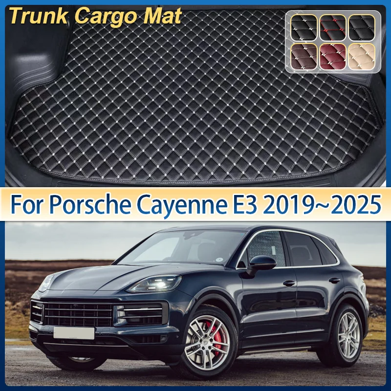 For Porsche Cayenne E3 2019~2025 Leather Car Trunk Mat Anti-dirty Waterproof Boot Storage Pad Rug Carpet Interior Accessories
For Porsche Cayenne E3 2019~2025 Leather Car Trunk Mat Anti-dirty Waterproof Boot Storage Pad Rug Carpet Interior Accessories