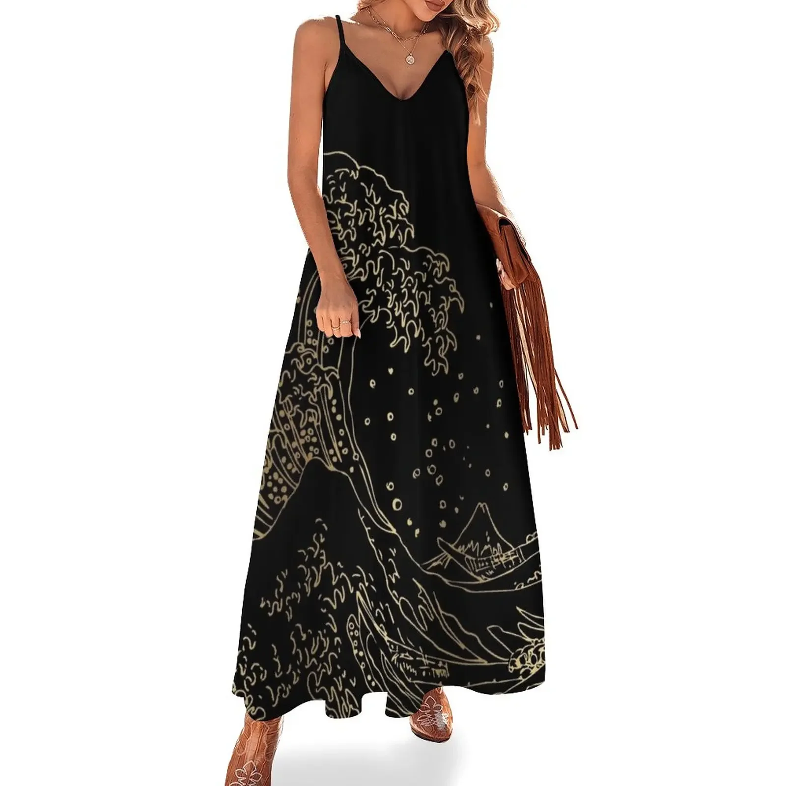 Great Wave Gold Sleeveless Dress summer dress daily Dress for girls elegant women's sets Dresses gala
Great Wave Gold Sleeveless Dress summer dress daily Dress for girls elegant women's sets Dresses gala