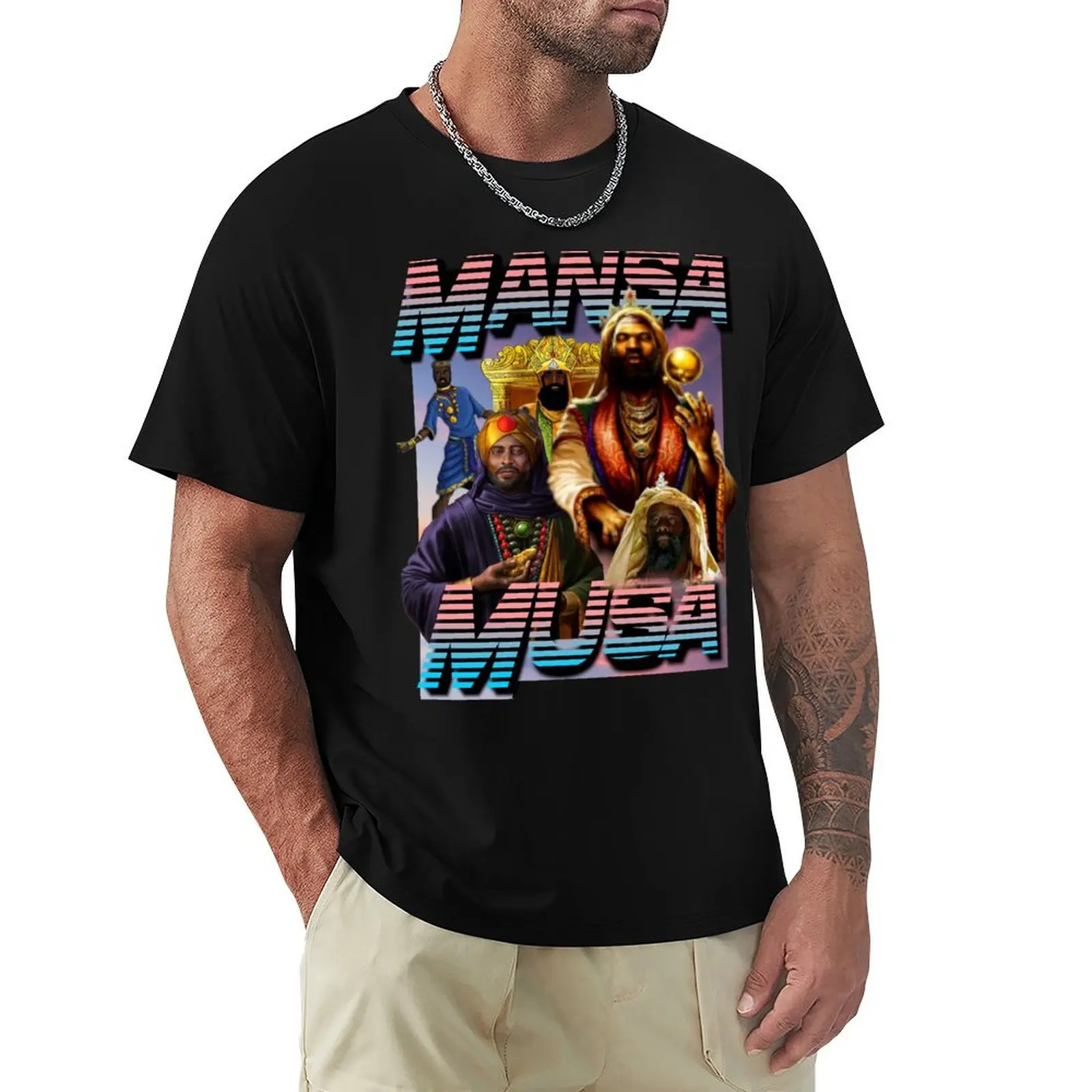 Mansa musa gold T-Shirt animal prinfor boys sublime blacks vintage t shirts tshirts for men
Mansa musa gold T-Shirt animal prinfor boys sublime blacks vintage t shirts tshirts for men
