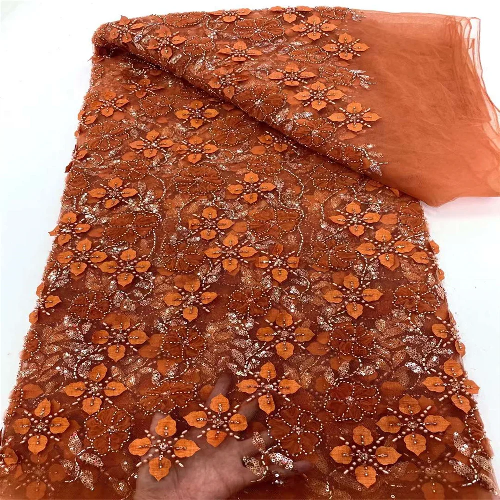 3D African Beads Groom Tulle lace Fabric 2023 High Quality Sequins Embroidery French Tulle Laces For Nigeiran Party Dress WS3901 
3D African Beads Groom Tulle lace Fabric 2023 High Quality Sequins Embroidery French Tulle Laces For Nigeiran Party Dress WS3901