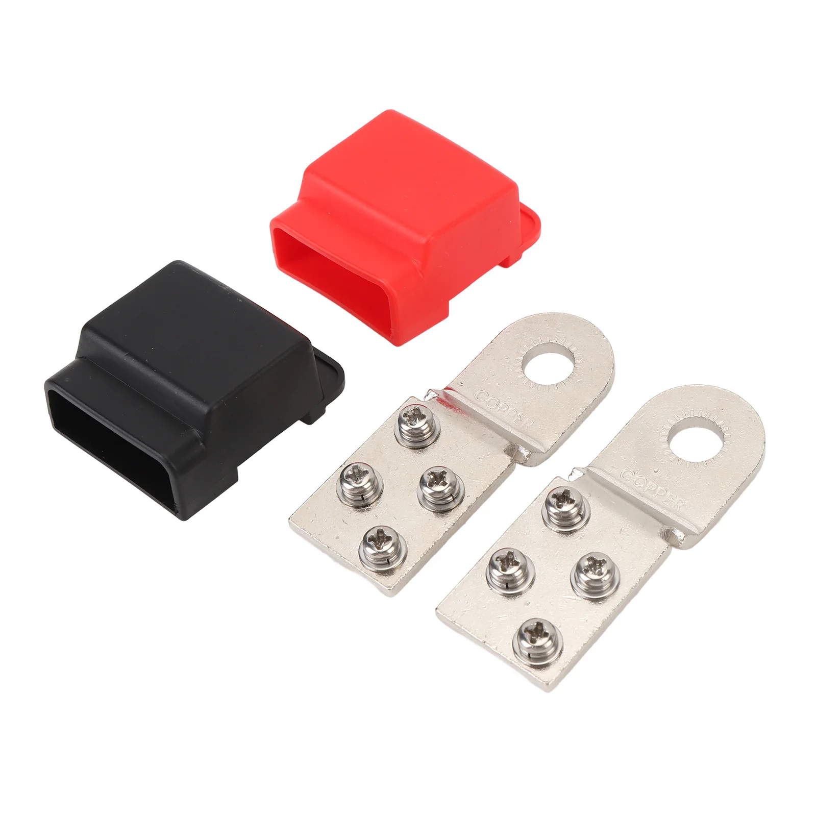 Pair of 2340 Battery Terminal Mount BusBars DC32V 100A for Cars RVs Boats Trucks Red Black
Pair of 2340 Battery Terminal Mount BusBars DC32V 100A for Cars RVs Boats Trucks Red Black
