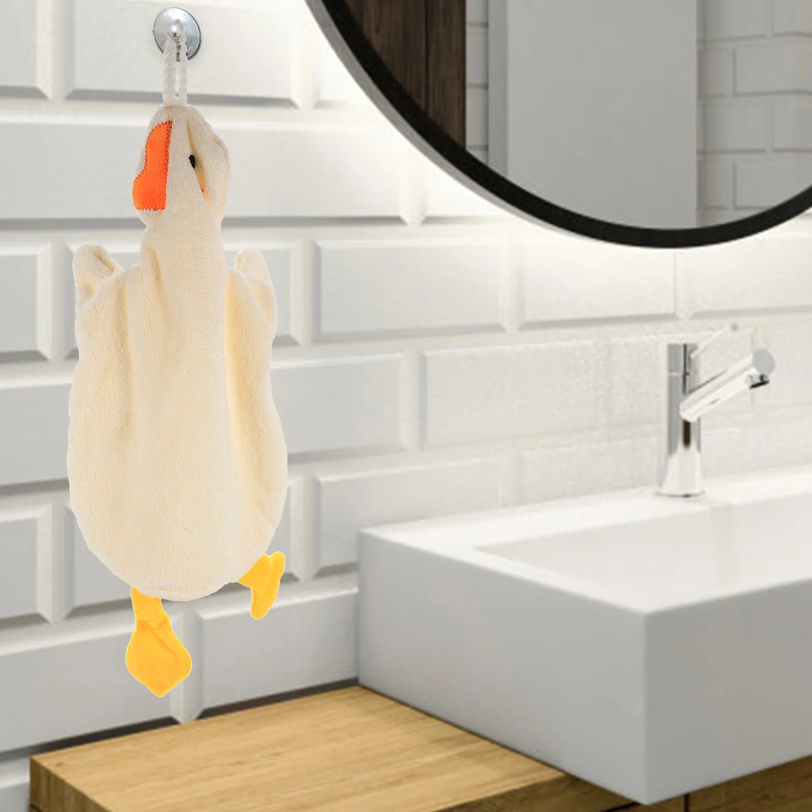 2Pcs Duck Absorbent H Towels Restroom H Towels Absorbent Quick Dry Soft Bath Kitchen Restroom Hanging Loop Fleece
2Pcs Duck Absorbent H Towels Restroom H Towels Absorbent Quick Dry Soft Bath Kitchen Restroom Hanging Loop Fleece
