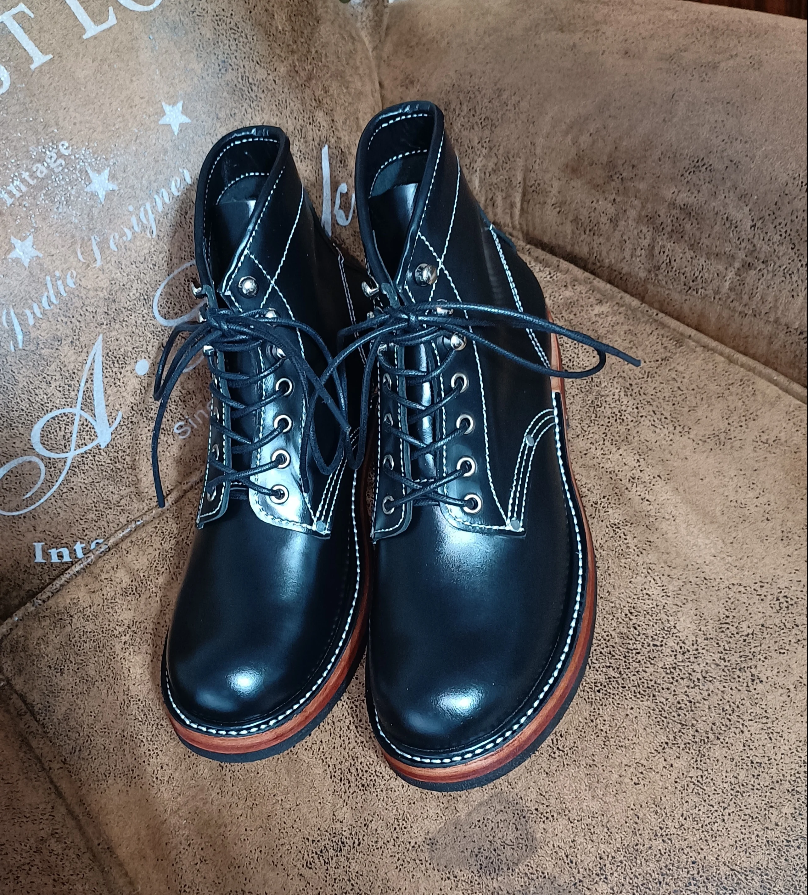 Qixichen Hong Bear Head Boots Винтажная рабочая одежда ort Boots Oil Wax Leather Upaded Crtsmanip Зимняя одежда
Qixichen Hong Bear Head Boots Винтажная рабочая одежда ort Boots Oil Wax Leather Upaded Crtsmanip Зимняя одежда