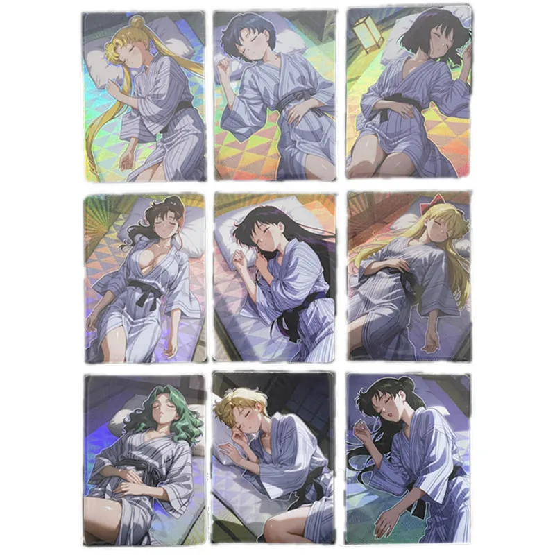 Набор из 9 коллекционных карточек «Сейлор Мун»: сексуальные аниме-карточки с обнаженными персонажами, включая Тсукино Усаги, для взрослых, коллекционная карточная игра, подарок для фанатов аниме и манги
Набор из 9 коллекционных карточек «Сейлор Мун»: сексуальные аниме-карточки с обнаженными персонажами, включая Тсукино Усаги, для взрослых, коллекционная карточная игра, подарок для фанатов аниме и манги