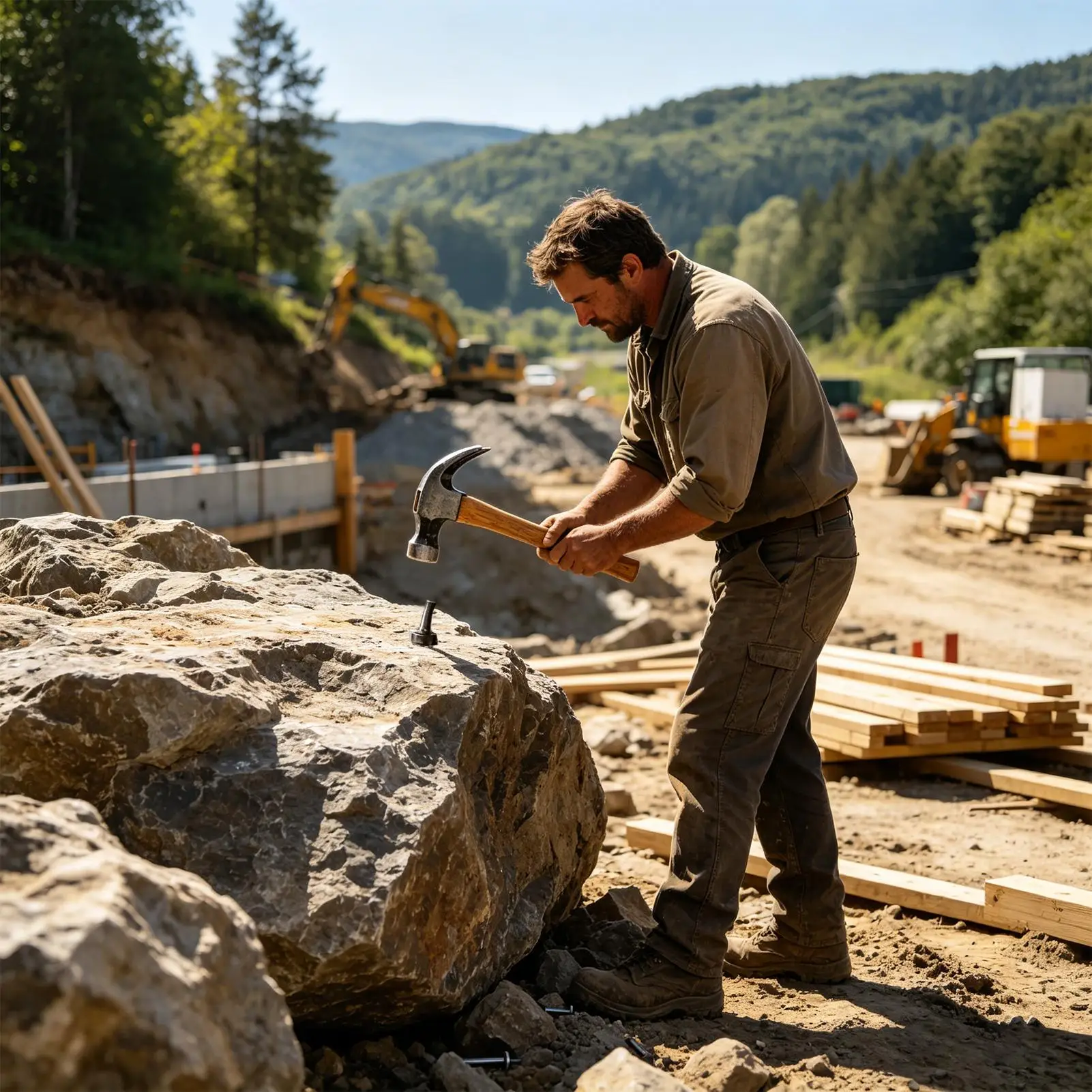 Rock Breaking Tools Stone Splitter Stone Splitting Wedges For Granites Boulders Limestone Volcanic Cutting Masonry Metal
Rock Breaking Tools Stone Splitter Stone Splitting Wedges For Granites Boulders Limestone Volcanic Cutting Masonry Metal