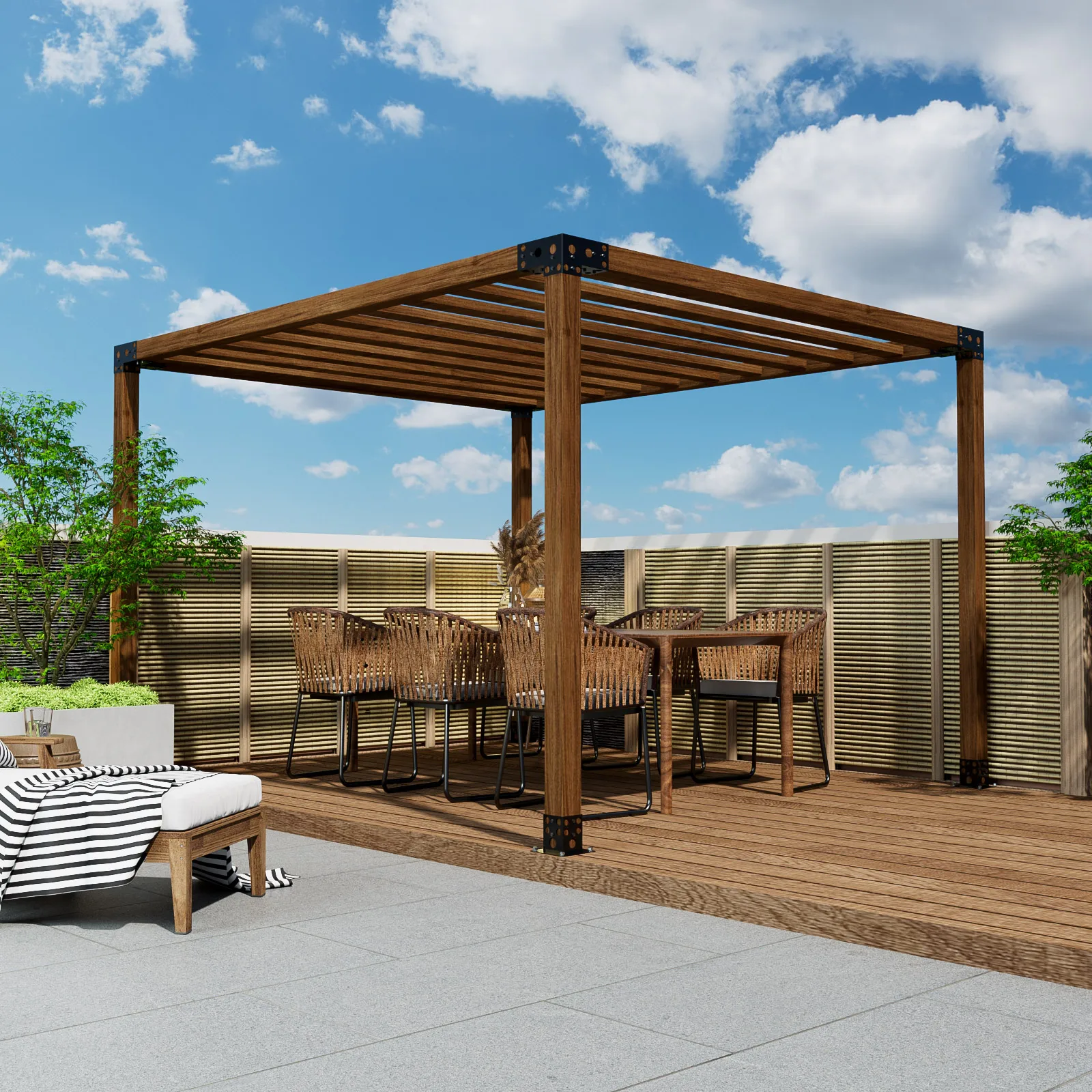 Pergola Kit Right Angle Woodworks Pergola Brackets Kit DIY Outdoor Pergola Hardware Kit 2 Pack 4-Way Elevated Wood Stand Kit
Pergola Kit Right Angle Woodworks Pergola Brackets Kit DIY Outdoor Pergola Hardware Kit 2 Pack 4-Way Elevated Wood Stand Kit