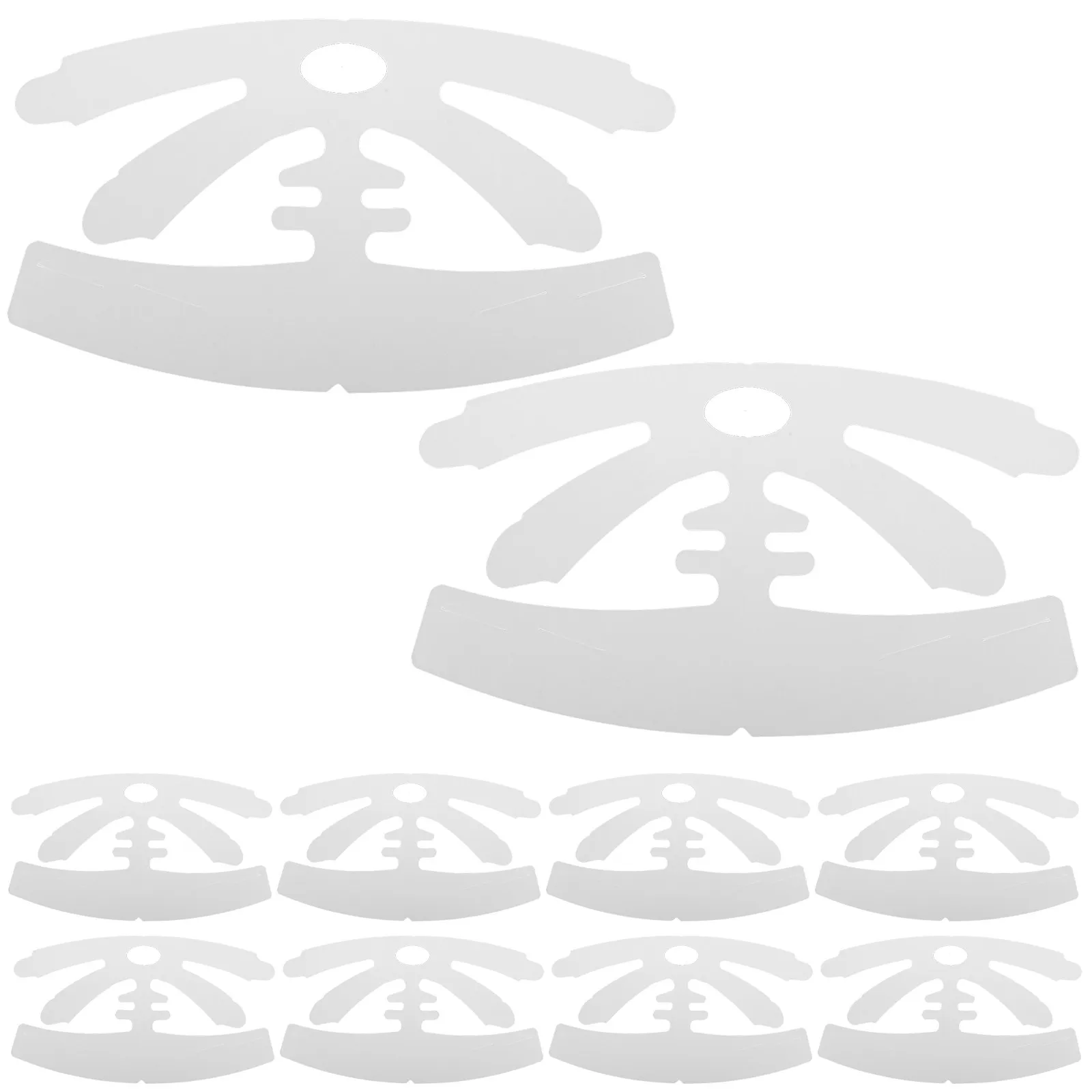 10Pcs Lightweight Plastic Hat Inner Support Baseball Cap Insert Visor Hat Liner Underlayer Display Stand Shape Keeper