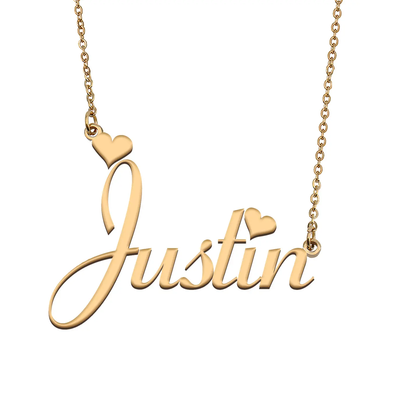 Justin Name Necklace for Women Girls Stainless Steel Nameplate Pendant Best Friends Birthday Christmas Mother Gift
Justin Name Necklace for Women Girls Stainless Steel Nameplate Pendant Best Friends Birthday Christmas Mother Gift