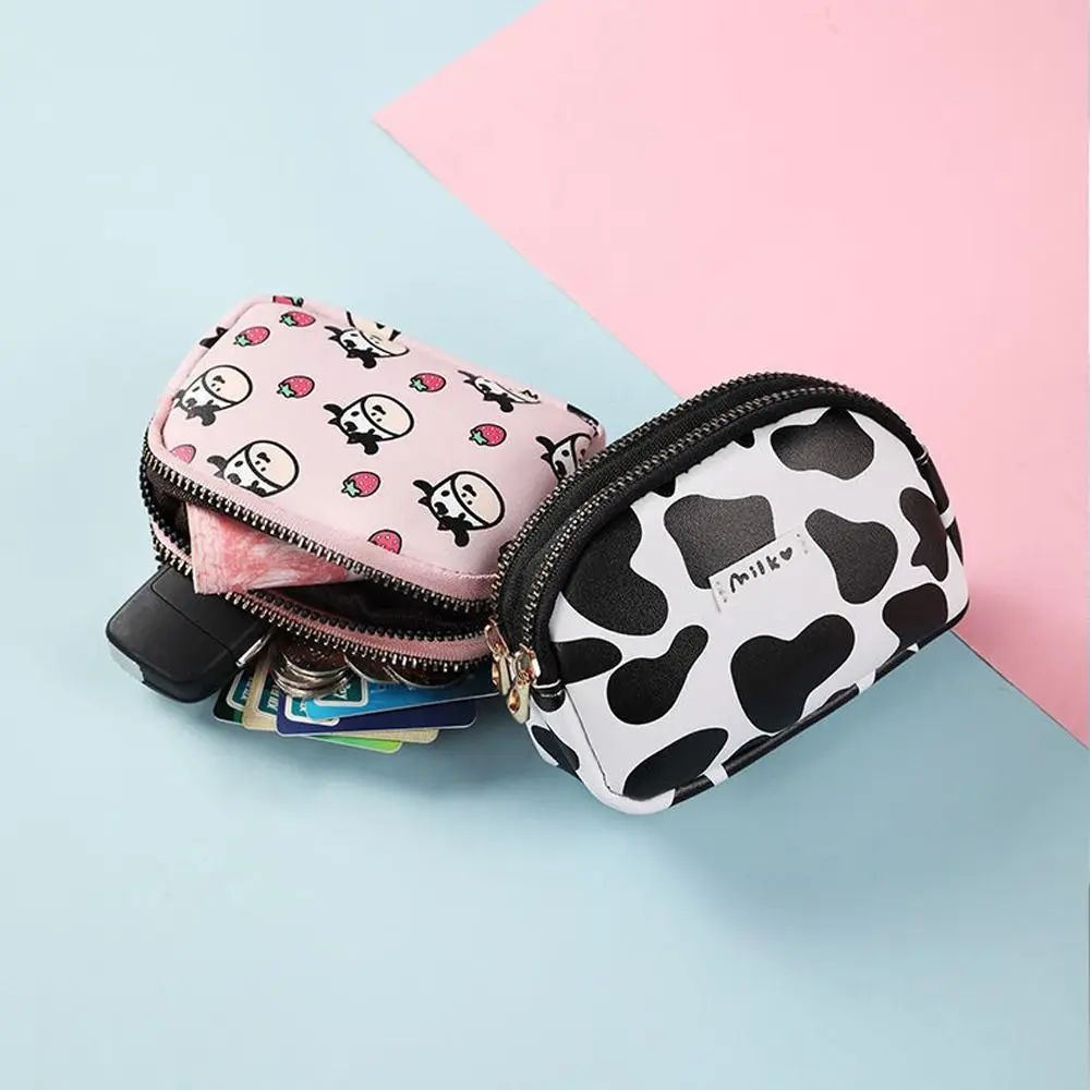 Lipstick Storage Bags Double Layer Animals PU Leather Cartoon Money Bag Cow Coin Purse Women Purse Wallets Korean Card Holder
Lipstick Storage Bags Double Layer Animals PU Leather Cartoon Money Bag Cow Coin Purse Women Purse Wallets Korean Card Holder