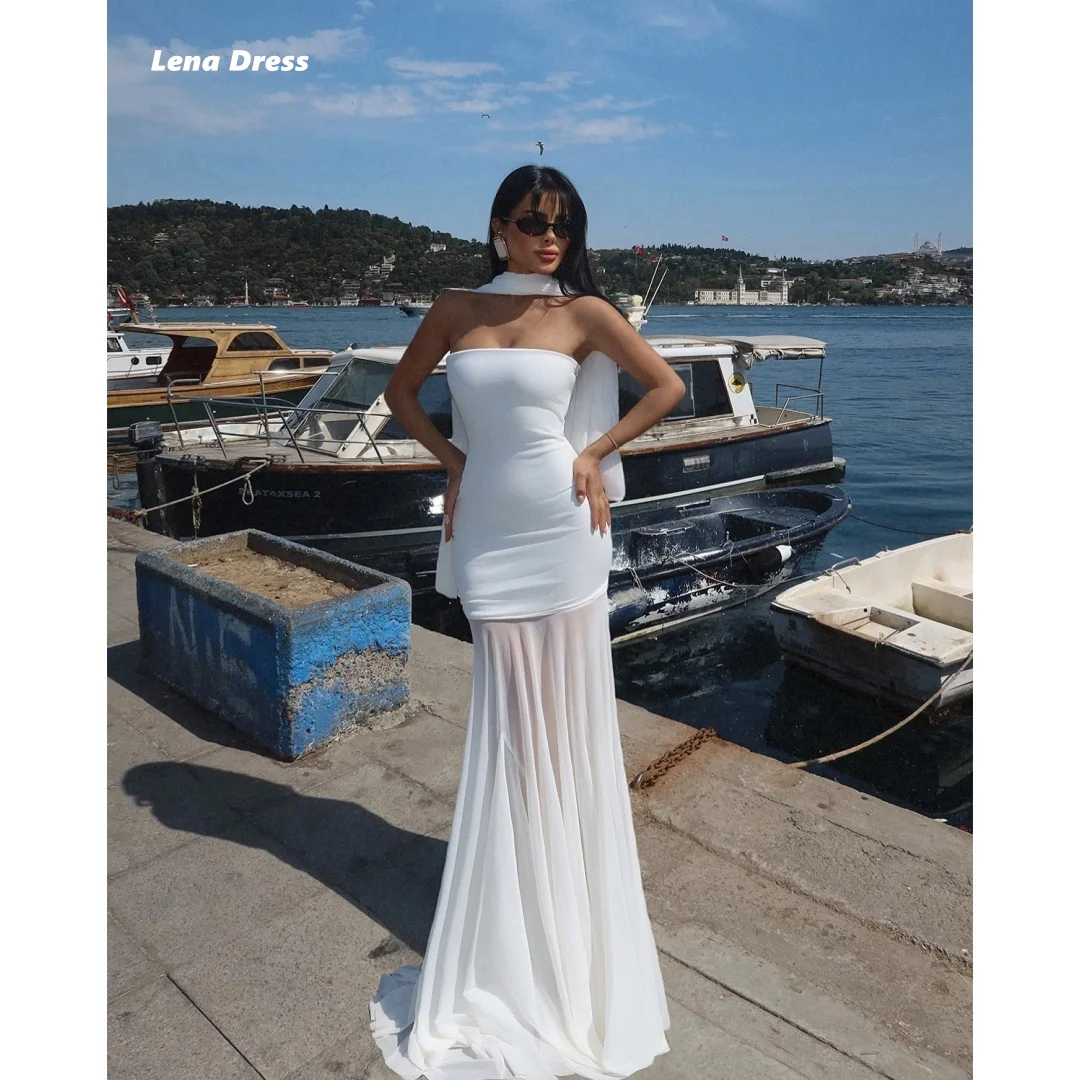 Lena Mermaid Luxurious Women's Evening Dresses 2025 Luxury Women Evening Dress Chiffon Custom Made Elegant Long Dress Shawl Prom
Lena Mermaid Luxurious Women's Evening Dresses 2025 Luxury Women Evening Dress Chiffon Custom Made Elegant Long Dress Shawl Prom