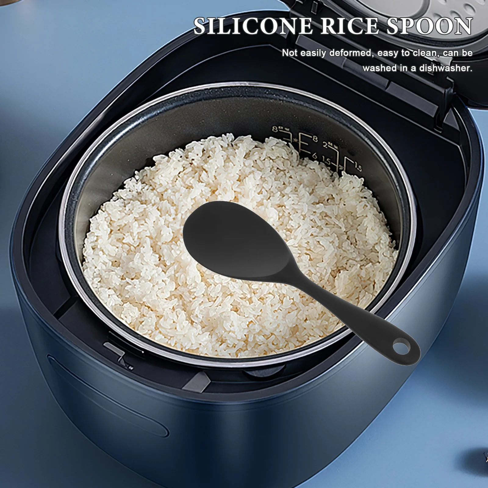 2Pcs Silicone Rice Scooper Large Size Non Stick Paddle Spoon for Soups Salads Versatile Use in Kitchen Durable Safe
2Pcs Silicone Rice Scooper Large Size Non Stick Paddle Spoon for Soups Salads Versatile Use in Kitchen Durable Safe