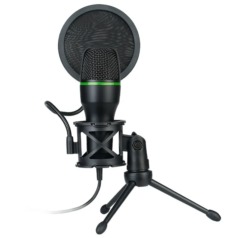 RGB Condenser USB Microphone for Computer Recording Live Karaoke Noise Reduction Game Voice Video Mic With Tripod Blowout Grid
RGB Condenser USB Microphone for Computer Recording Live Karaoke Noise Reduction Game Voice Video Mic With Tripod Blowout Grid