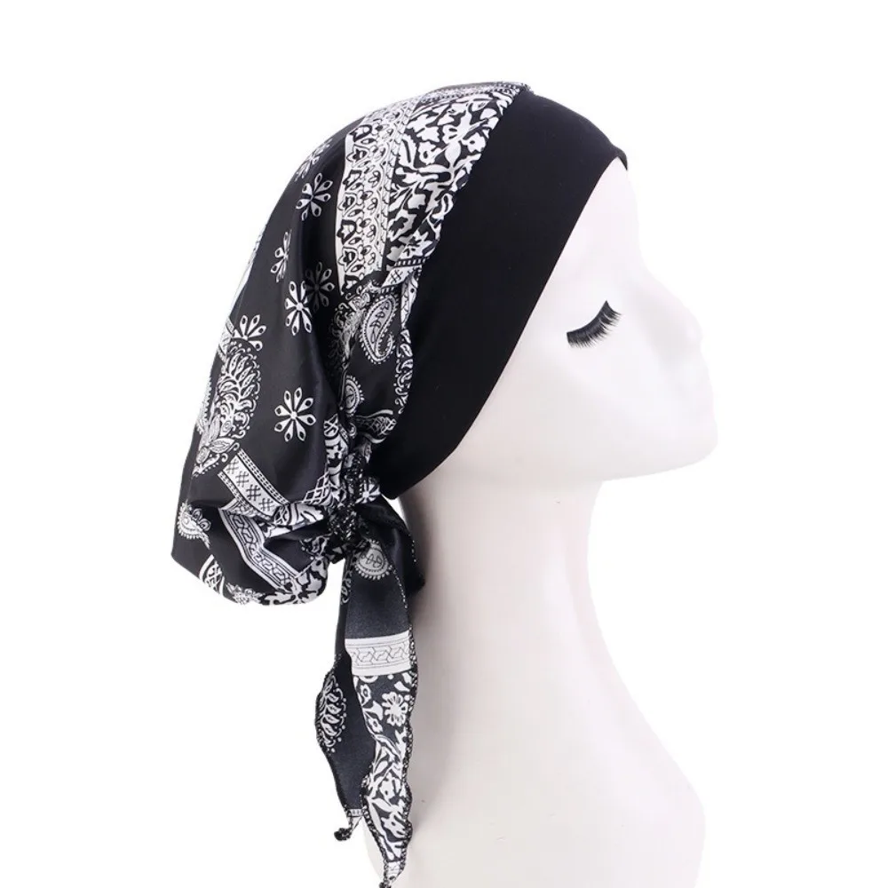 Fashion Printed Pre-Tie Headscarf Elastic Headwear Head Wrap Hair Loss Cover Stretch Bandana
Fashion Printed Pre-Tie Headscarf Elastic Headwear Head Wrap Hair Loss Cover Stretch Bandana