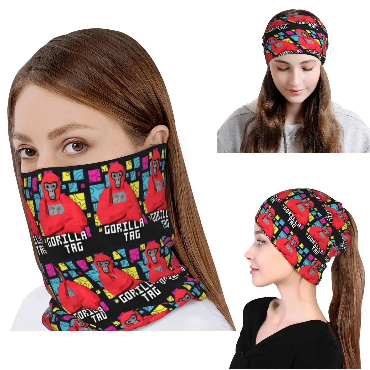 Gorilla Tag Cools Red Bandana Neck Gaiter Magic Scarf Multifunction Cycling Scarf Beanies Hat Unisex Adult Winter
Gorilla Tag Cools Red Bandana Neck Gaiter Magic Scarf Multifunction Cycling Scarf Beanies Hat Unisex Adult Winter