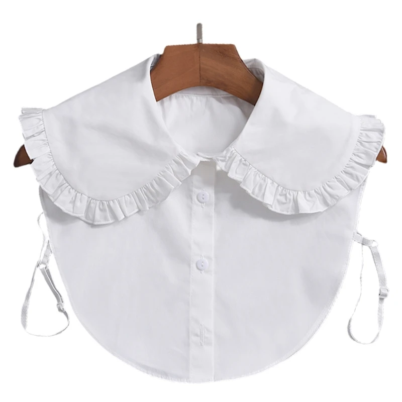 Women Sweet for Doll Decorative False Fake Collar Large Lapel Trim Button Down Detachable Half Wrap Drop Shipping
Women Sweet for Doll Decorative False Fake Collar Large Lapel Trim Button Down Detachable Half Wrap Drop Shipping