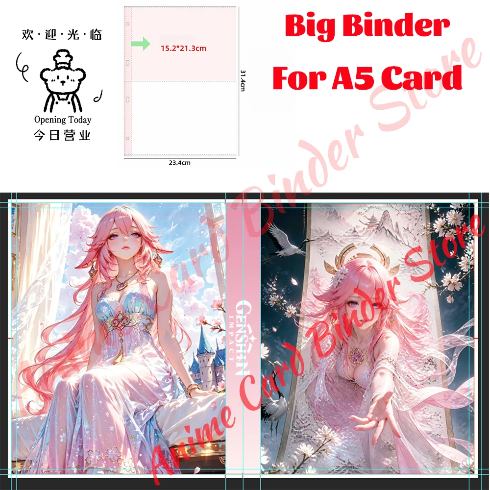 Newest Yae Miko Binder Various IPs 9 or 4 Cells Large Capacity DIY Album Cover Customization with Pictures Exclusive Gifts
Newest Yae Miko Binder Various IPs 9 or 4 Cells Large Capacity DIY Album Cover Customization with Pictures Exclusive Gifts