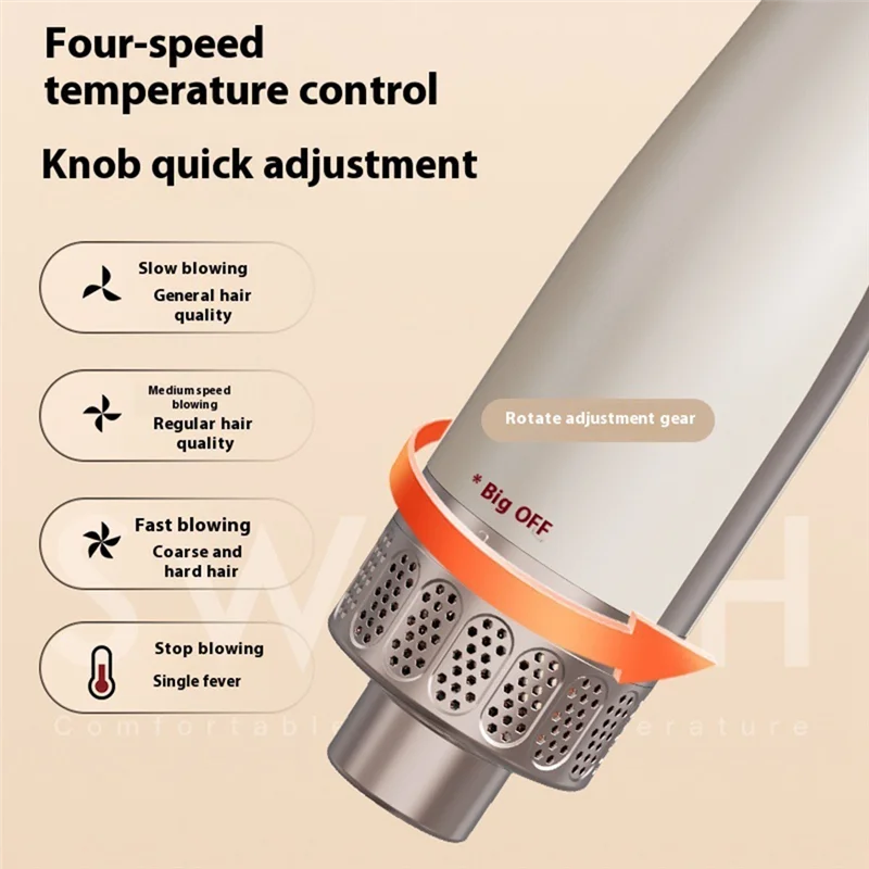 CQMF-Professional Multifunctional Hair Straightening Blow Dryer Brush Curling Iron Hair Comb Suitable For All Hair Types
CQMF-Professional Multifunctional Hair Straightening Blow Dryer Brush Curling Iron Hair Comb Suitable For All Hair Types