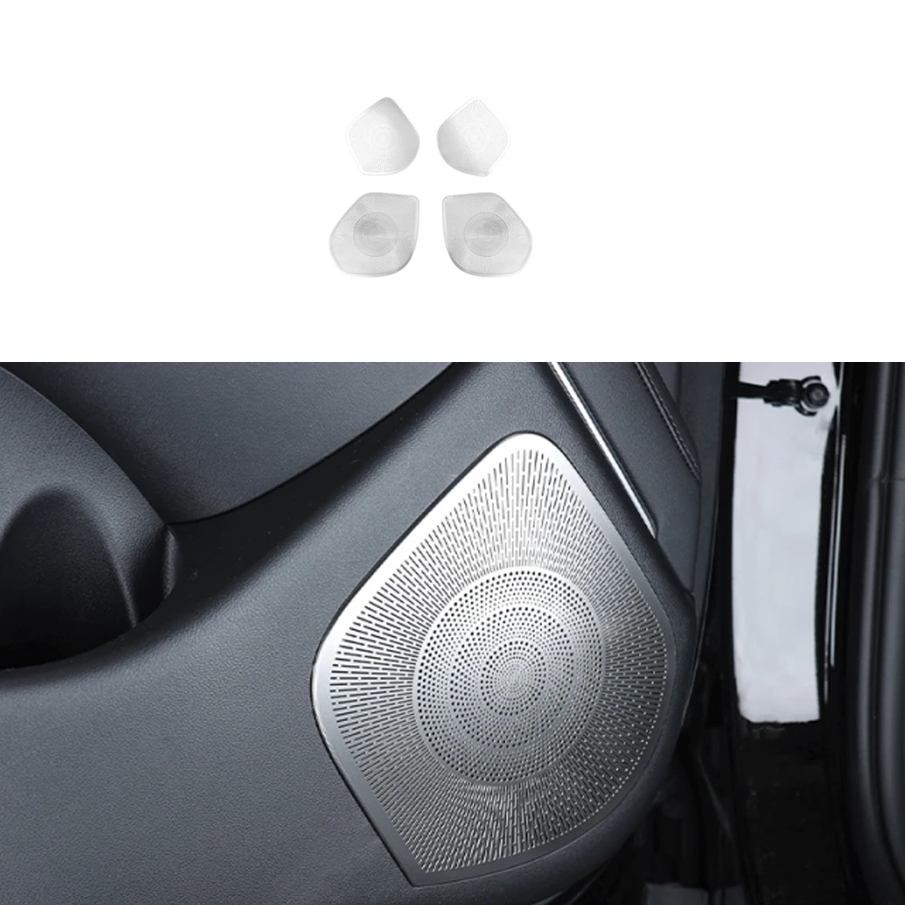 For Hyundai Palisade LX3 2026 LHD RHD Silver Stainless Steel Speaker Horn Decor Cover Anti-Scratch Exterior Styling Accessories
For Hyundai Palisade LX3 2026 LHD RHD Silver Stainless Steel Speaker Horn Decor Cover Anti-Scratch Exterior Styling Accessories