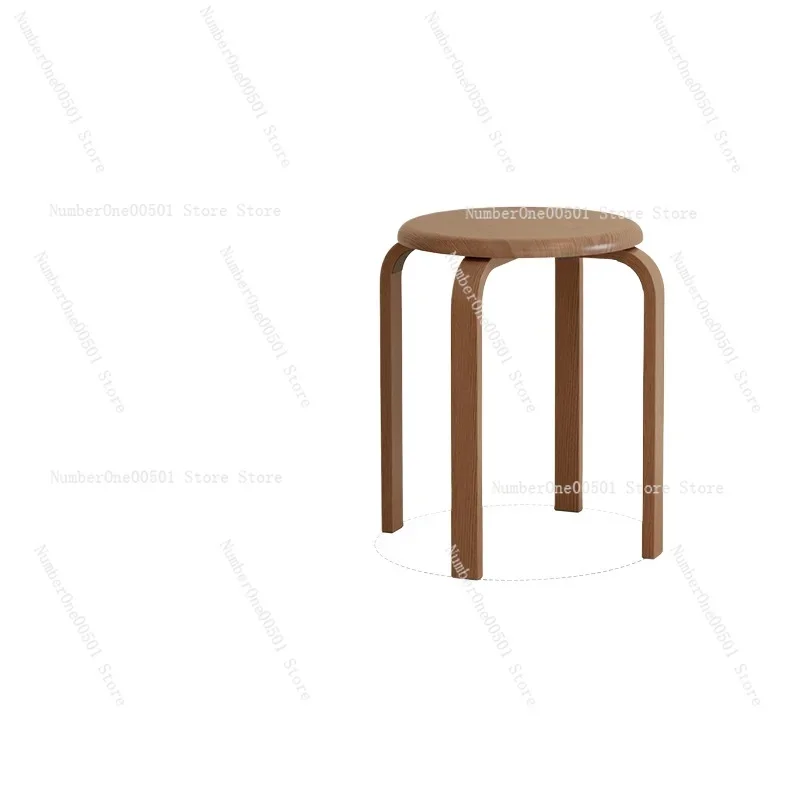 Solid Wood Stool Stackable Padded Seat Round Ottoman Pouf for Dining Living Room -095
Solid Wood Stool Stackable Padded Seat Round Ottoman Pouf for Dining Living Room -095