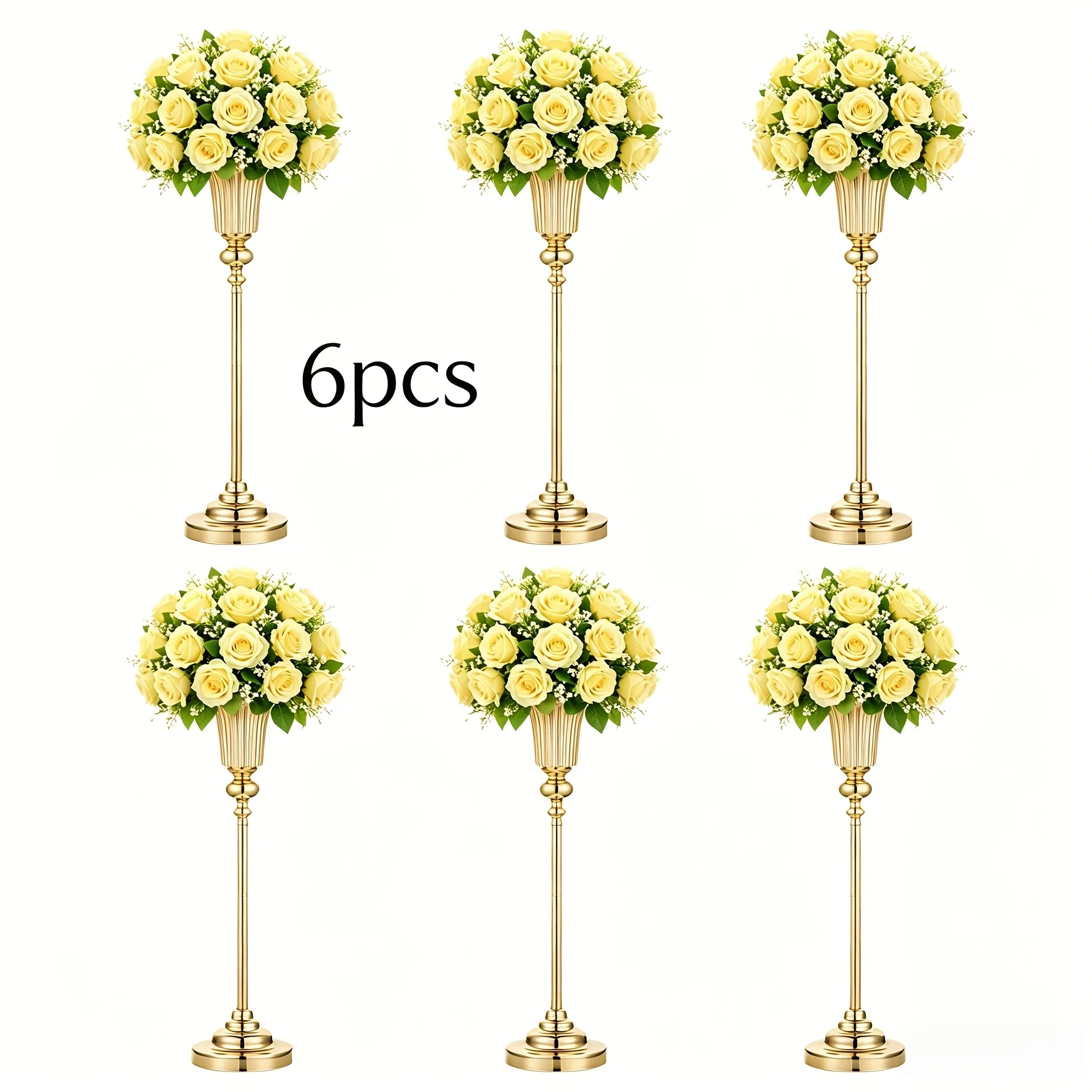 Metal Table Center Vase Decor with Free Butterflies, Wedding Table Center Flower Stand, Suitable for Parties, Events, Anniversaries, Dinners And Home Decoration, Perfect Holder for Fresh Flowers. (Flowers Not Included)
Metal Table Center Vase Decor with Free Butterflies, Wedding Table Center Flower Stand, Suitable for Parties, Events, Anniversaries, Dinners And Home Decoration, Perfect Holder for Fresh Flowers. (Flowers Not Included)