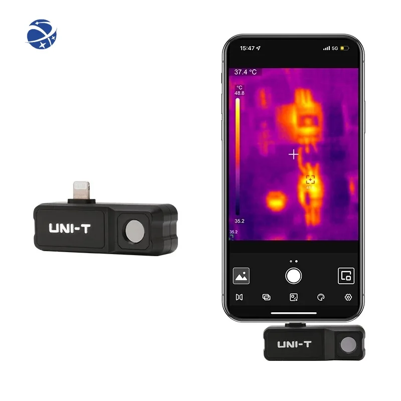 UTI120MS Thermal Imager Phone Thermal Imaging Camera for IOS PCB Circuit Floor Heat Detection
UTI120MS Thermal Imager Phone Thermal Imaging Camera for IOS PCB Circuit Floor Heat Detection