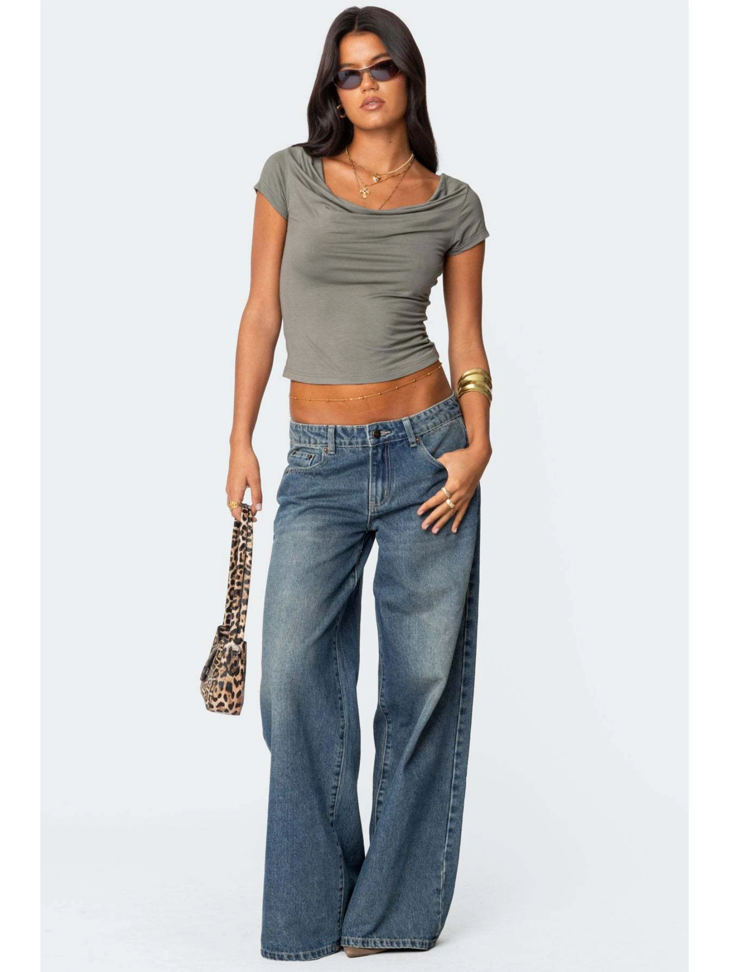 Women's Light Distressed Wide Leg Jeans High Waist Relaxed Fit Denim Trousers Casual Street Style
Women's Light Distressed Wide Leg Jeans High Waist Relaxed Fit Denim Trousers Casual Street Style
