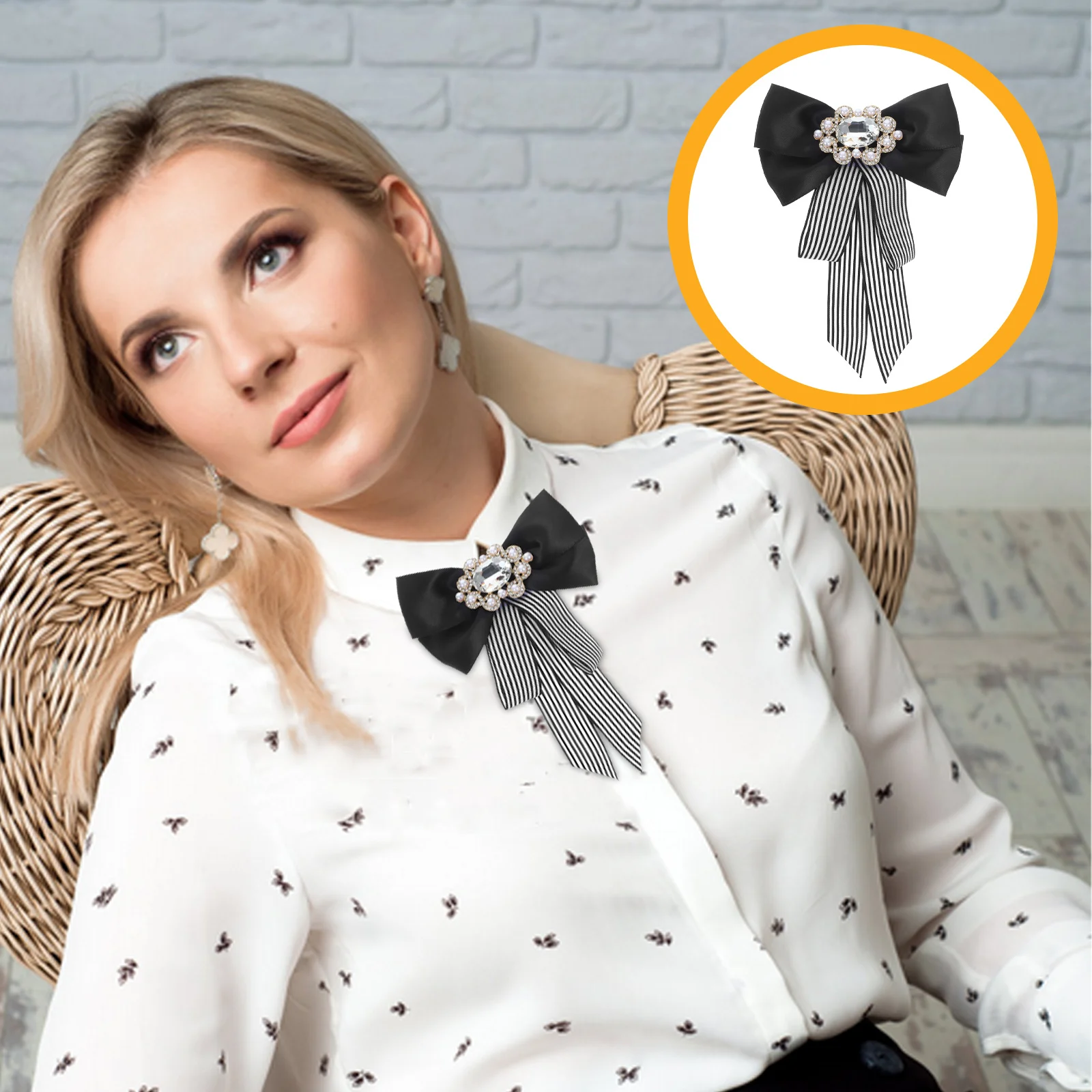 1Pcs High Quality Firm Durable Bowknot Neck Tie for Business Wear Easy to Use Pin Back Black White Bow Tie Pre-Tied Bow Ties
1Pcs High Quality Firm Durable Bowknot Neck Tie for Business Wear Easy to Use Pin Back Black White Bow Tie Pre-Tied Bow Ties