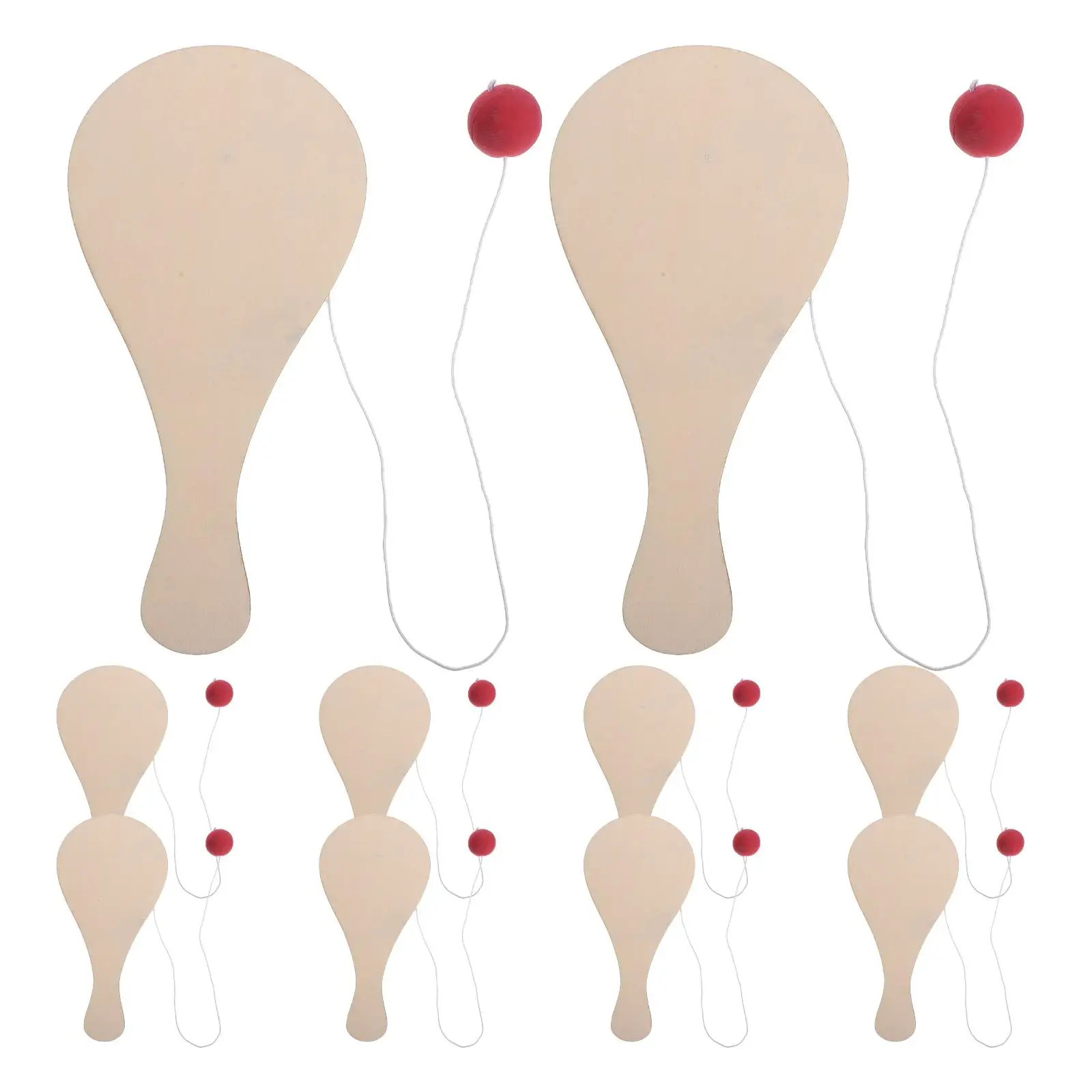 10 Pcs Wooden Racket Paddle Ball Kids Drawing Toy Game Children DIY Painting Educational Plaything
10 Pcs Wooden Racket Paddle Ball Kids Drawing Toy Game Children DIY Painting Educational Plaything