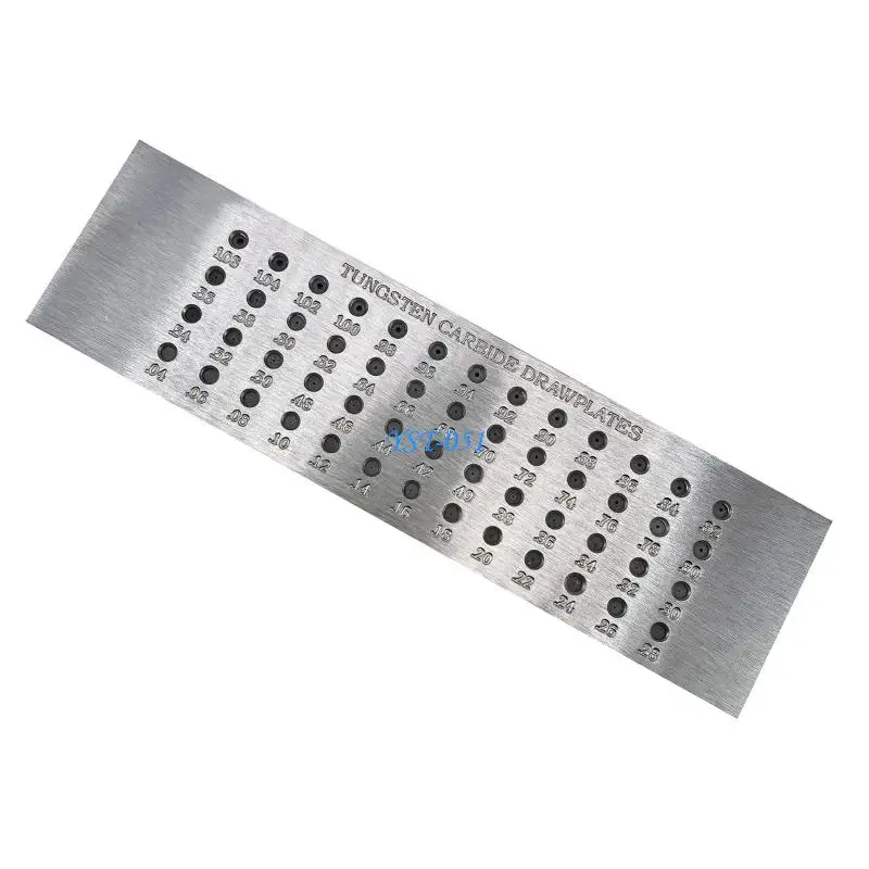 E15A 0.04-0.45/0.04-0.8/0.04-1.6mm Stainless Steel Jewelry Drawplate for Small Circular Clear Scale Marking Crafting
E15A 0.04-0.45/0.04-0.8/0.04-1.6mm Stainless Steel Jewelry Drawplate for Small Circular Clear Scale Marking Crafting