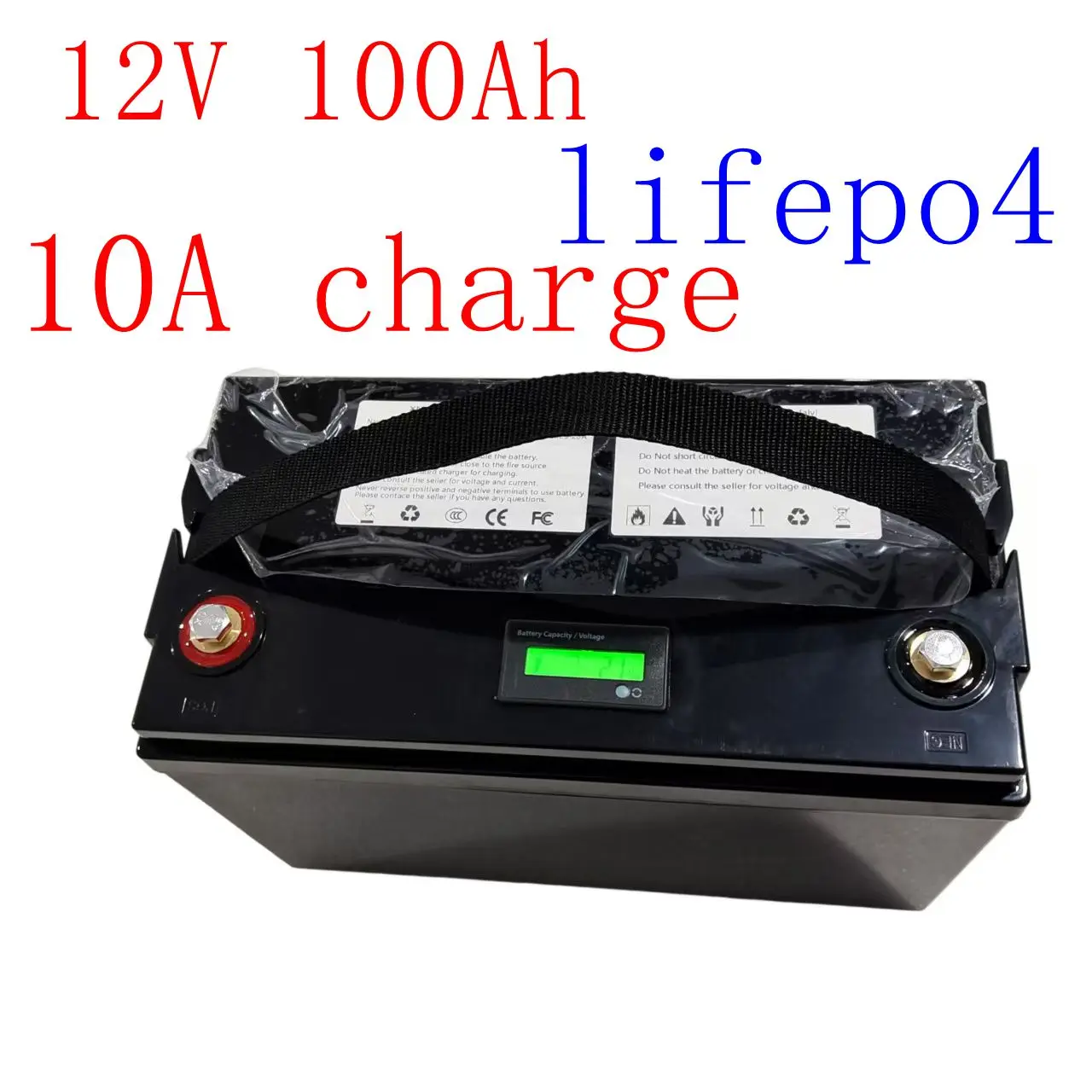 100AH Lifepo4 batterie waterproof With BMS for Golf Carts campers power supply EV Solar Storage motorhomes + 10A charger
100AH Lifepo4 batterie waterproof With BMS for Golf Carts campers power supply EV Solar Storage motorhomes + 10A charger