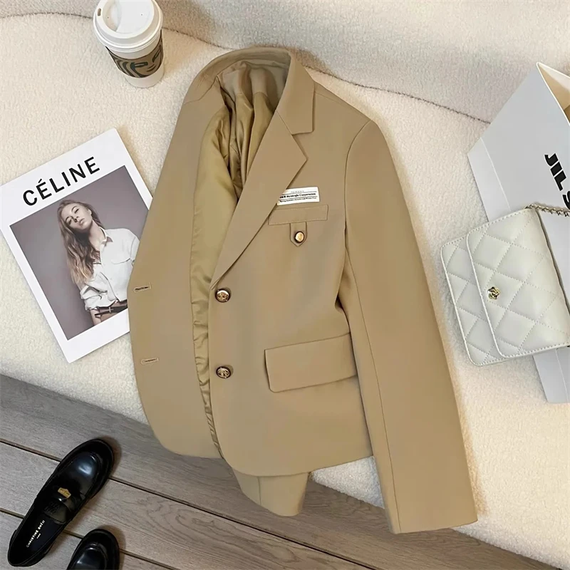 Elegant Office Lady Blazer Woman 2023 Fashion Long Sleeve Single Button Blazers New In Coats And Jackets Clothing Outerwears
Elegant Office Lady Blazer Woman 2023 Fashion Long Sleeve Single Button Blazers New In Coats And Jackets Clothing Outerwears