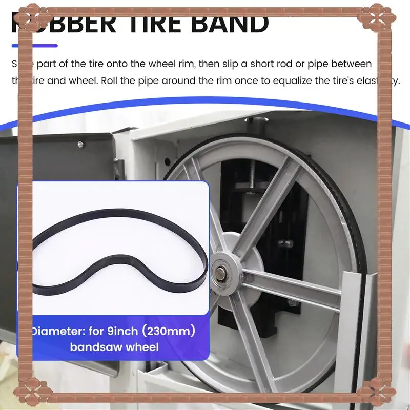 24-Hour Delivery 2 Pieces Band Saw Rubber Tire Band Woodworking Spare Parts For Band Saw Scroll Wheel
24-Hour Delivery 2 Pieces Band Saw Rubber Tire Band Woodworking Spare Parts For Band Saw Scroll Wheel